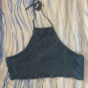 Denim Crop Top
